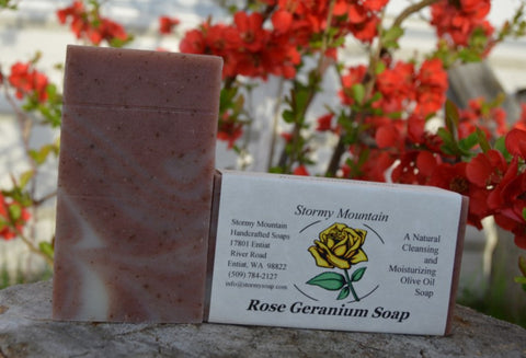 ROSE GERANIUM SOAP (Temporarily  Out Of Stock)